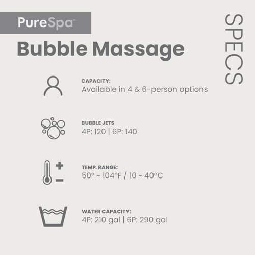 Portable Inflatable Hot Tub 4-Person