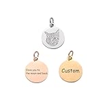 Custom Charms - Personalized Charms - Logo Charms - Picture Charms - Charms For Bracelets - Laser Engraved Charms - Jewelry Supplies