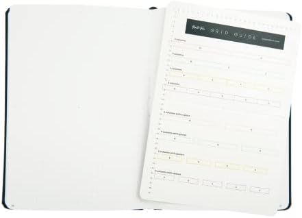 Yop & Tom Dotted Journal Notebook A5 - Moon and Stars - With Extra Thick Paper (160 GSM) - Bullet Grid Journal (Blush Pink)