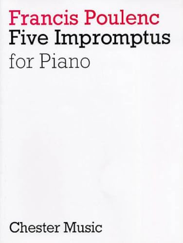 POULENC 5 IMPROMPTUS FOR PIANO