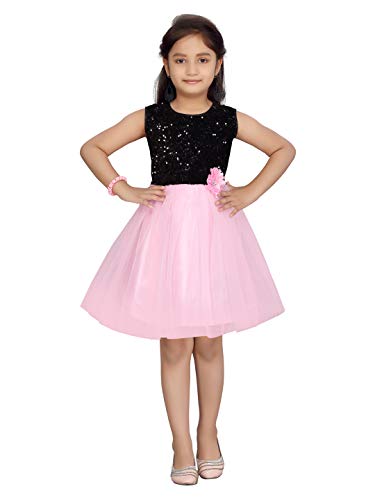 Image of muhuratam Girls Solid Regular Dress
