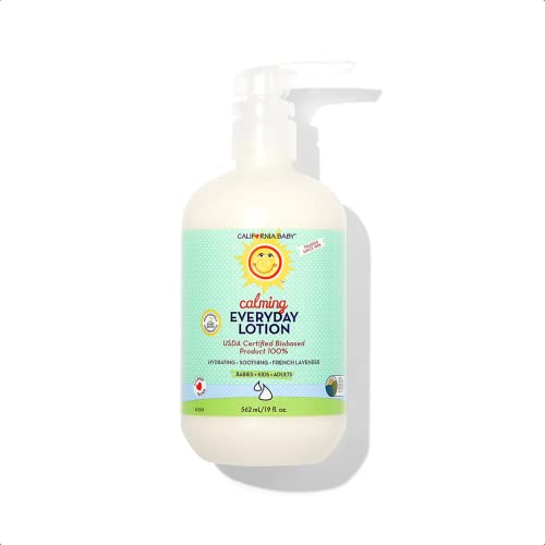 Image of California Baby Calming Lotion | 100% Plant-Based Ingredients (USDA Certified) | Allergy-Friendly | Soothing Baby Lotion For Newborn | Super-Soothing & Moisturizing Adults, Kids & Baby Lotion for Dry & Sensitive Skin | 562 mL / 19 fl. oz.