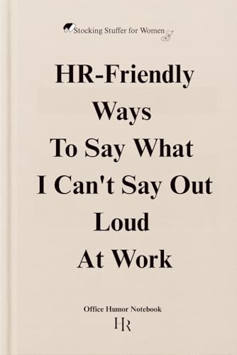 Stocking Stuffer for Women: HR-Friendly Office Humor Notebook: Witty Journal for Christmas Gift Exchange image 2