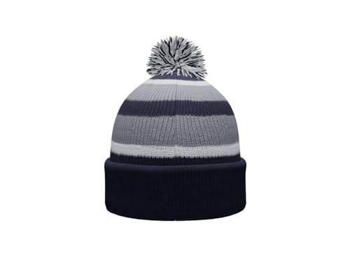 Kent-State-Golden-Flashes-Prime-Cuffed-Fold-Over-Pom-Pom-Winter-Knit-Beanie