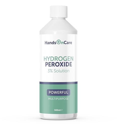HandsonCare - Hydrogen Peroxide 3% 10 Vols All-Purpose Cleaner and Stain Remover - 500ml