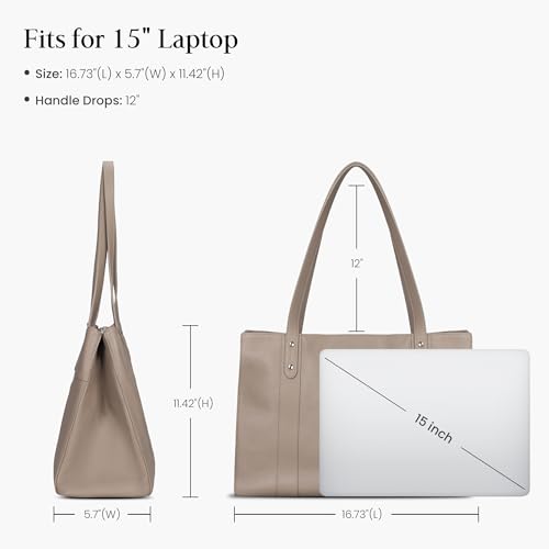 befen genuine leather tote bag – image 4