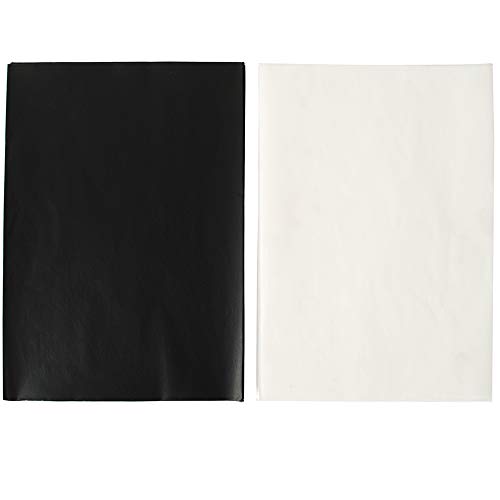 Carbon Transfer Paper And Tracing Paper - Black Graphite Transfer Paper With 5Pcs Tracing Stylus (200 Sheets) #TOP1