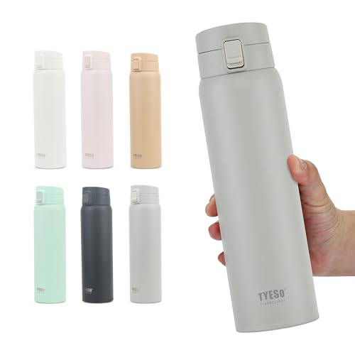 TYESO ���� �^��f�M �P�[�^�C�}�O 780ml �y�� �ۉ��ۗ� �V�[�����X���� �����^�b�`�I�[�v�� 316�X�e�����X �{�g�� ���݌��O���Ă������ȒP KM01-078-LGY ���C�g�O���[