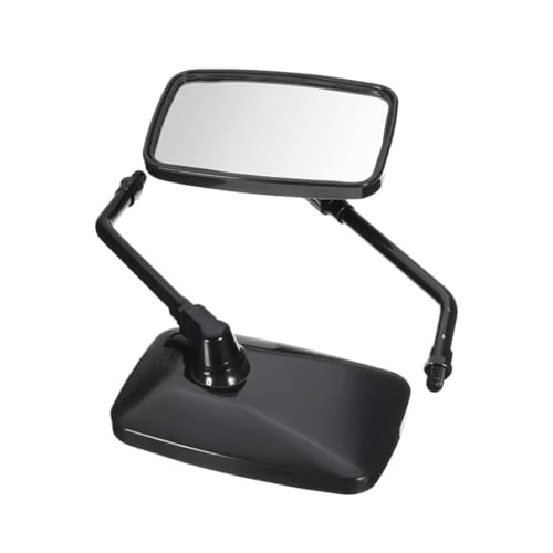 Espejos retrovisores para motocicleta de 10mm negros cristal transparente Shadow VF750