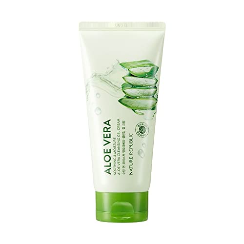 Nature Republic Soothing & Moisture Aloe Vera Cleansing Gel Cream 150Ml/5.07Oz #TOP11