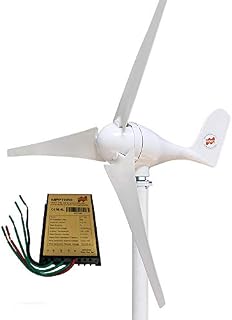 Marsrock Small Wind Turbine Generator AC 12Volt 400W Economy Windmill with MPPT Controller