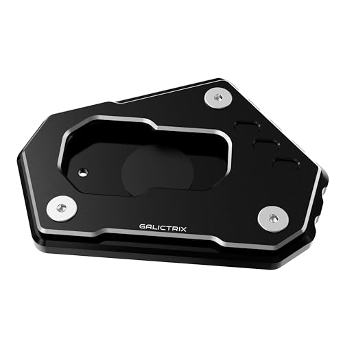 GALICTRIX Compatible with BMW R1250GS R1250 GS Adventure Rallye R1200GS LC R1200 GS ADV Motorcycle Accessories Kickstand Pad Foot Side Stand Extension Plate (Black)
