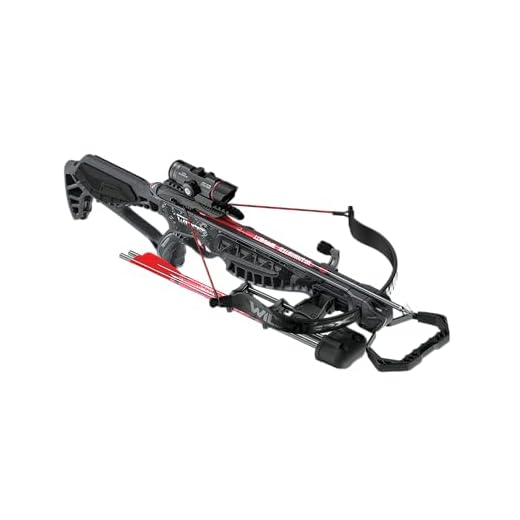 Barnett Wildcat CRX Crossbow - Lightweight & Easy to Assemble Tactical Recurve Crossbow. 280 FPS with Premium Red/Green 3 Dot Scope, Quick Detach Quiver, and 2 Headhunter Bolts