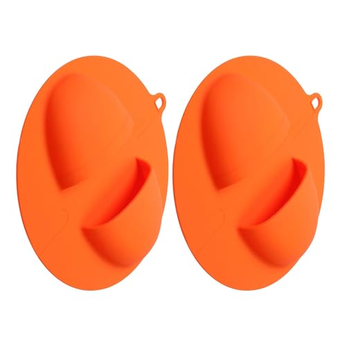 2 Stück Hochtemperaturbeständige Küchenhandschuhe, rutschfest, strukturiert, Grillzubehör, Silikon-Handschuhe für Grillen, wasserdicht, hitzebeständig, Grillhandschuhe