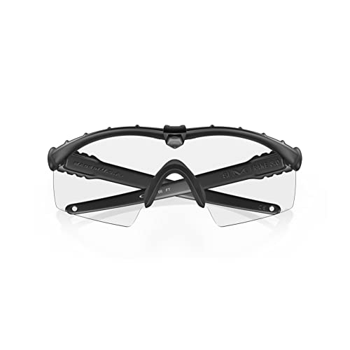 Oakley Si Ballistic M-Frame 3.0 Black Array Clear/Grey Eyewear (Oo9146-03) #TOP4