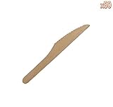 Wooden Knives - Disposable Wood Cutlery Silverware (50)