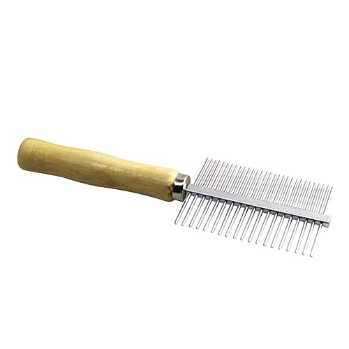 Toddmomy Cat Dematting Comb Pet Grooming Stainless Steel Brush Pet Comb That Cuts Hair