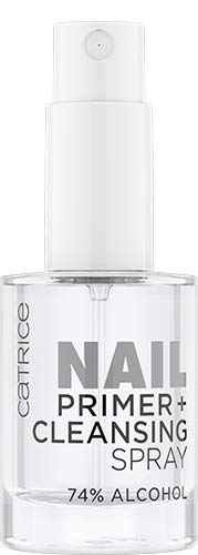 Catrice Nail Primer + Cleansing Spray, Nail Care, Nagelpflege, transparent, reinigend, Expressergebnis, grundierend, natĂĽrlich, ohne Aceton, vegan, Mikroplastik Partikel frei (10ml)