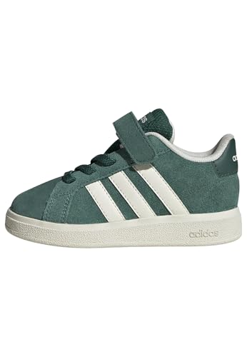 Adidas Unisex-Baby Grand Court 2.0, Collegiate Green/Off White/Black, 10