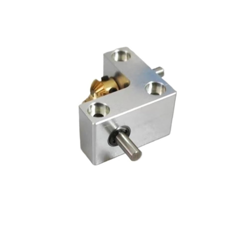 Gearbox 90 Degree Bevel Gear Commutator 1:1 Transmission Right Angle Steering Gearbox 4mm Shaft Reducer Device Steering Direction