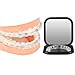 Comfort Cover for Braces - Lip Protector, Lip Cushion, Mouth Guard Clear Teeth Shield Bumper for Brackets, Aligner, Dental Wax Alternative, Soft and Comfortable, in Portable Storage Case with Mirror