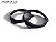 Audioproject A319 - Autoradio Lautsprecherringe kompatibel für Opel Astra G H Corsa D E Vectra Ford KA Alfa Romeo Mito FIAT 500 Punto Ducato Peugeot Boxer Dacia 165mm Lautsprecher Halterungen