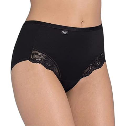 Culotte Sloggi Romance Maxi, Noir Cover