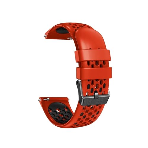 22mm�V���J�Q���x���g�ɓK������Samsung Galaxy Watch 3 45mm/SM-R760 SM-R770 SM-R840 SM-R800(Red Black,Galaxy Watch 46mm)