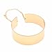 Woogge Adjustable Women Big Chunky Necklace 18K Gold Silver Chain Metal Choker Collar Necklace For Girls(gold)