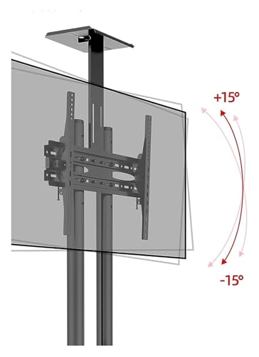 Soporte Móvil para TV con Ruedas y Frenos miniatura 3