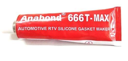 SIPPY Anabond 666T-MAX | Automotive RTV Silicone Gasket Maker | 100g (Pack of 4)
