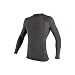 O'Neill Wetsuits UV Sun Protection Youth Basic Skins Long Sleeve Crew Sun Shirt Rash Guard, Graphite, 12