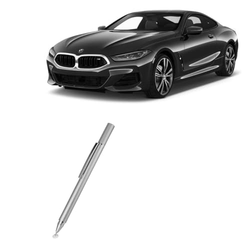 BoxWave Stylus Pen Compatible with BMW 2024 840i Display (12.3 in) - FineTouch Capacitive Stylus, Super Precise Stylus Pen - Metallic Silver
