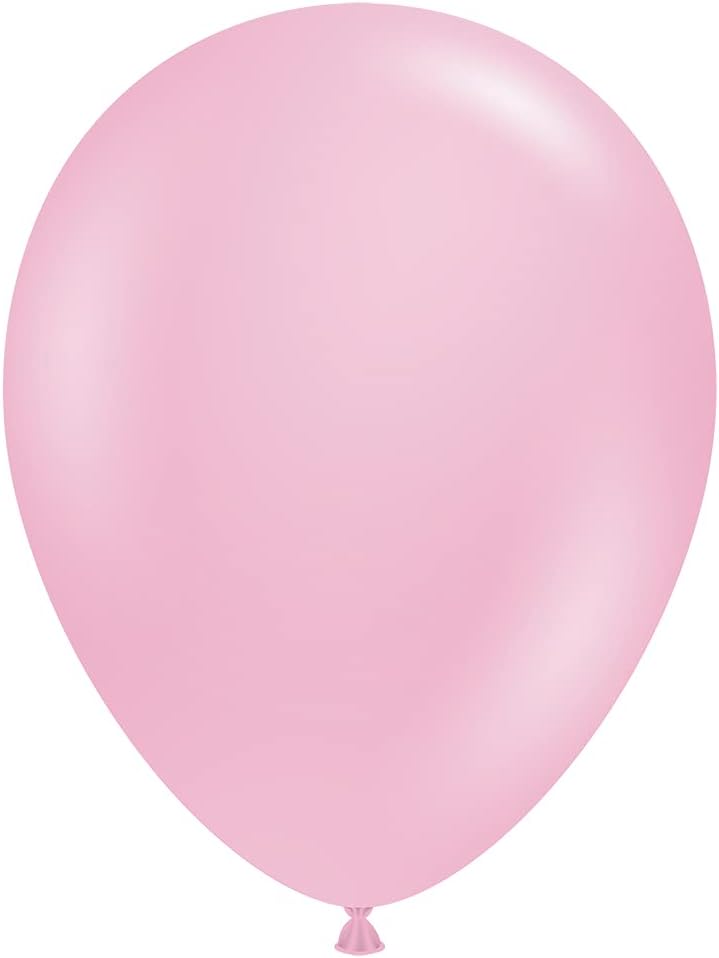 TUFTEX 10006 Pink Latex Party Balloons, 11", Pink, Pack of 100
