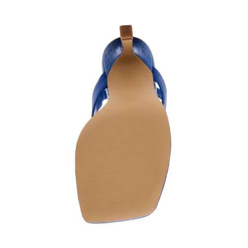 Steve Madden Women's Improv Heeled Sandal, Cobalt Blue, 9 by Steve Madden - Used condition - Image 2