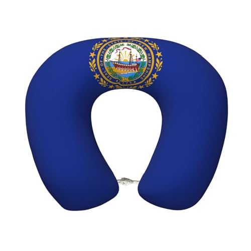 Almohada de poliéster negro para cuello ajustable