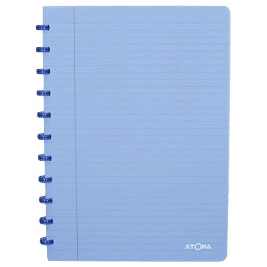 Caderno de Discos Atoma Transparent