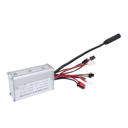 EMUKOEP Controlador de Motor sin Escobillas 15A, Controlador de Velocidad de Bicicleta Eléctrica Compatible con Controlador de Onda Cuadrada de Motor sin Escobillas para Bicicletas