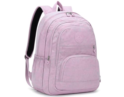 Mochila Feminina Masculina Tactel Notebook Escolar Resistente Grande Costas Juvenil Escola Preta (Rosa)