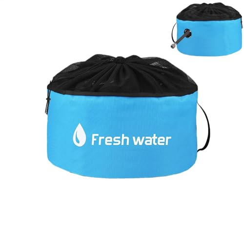 Bolsa de almacenamiento de manguera, bolsa de productos de almacenamiento, cordón impermeable, manguera de agua grande, resistente al polvo, organizador de tuberías de alcantarillado con cremallera