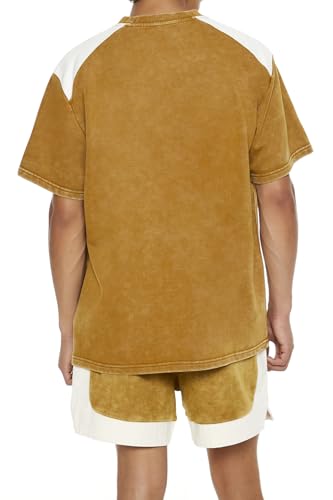 Forever 21 Men's Colorblock Short-Sleeve Pullover4