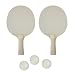Franklin Sports 2 Player Glow-In-The-Dark Paddle Set