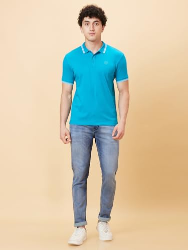 Image of Being Human Grey Slim Fit Men's Denims Clothing