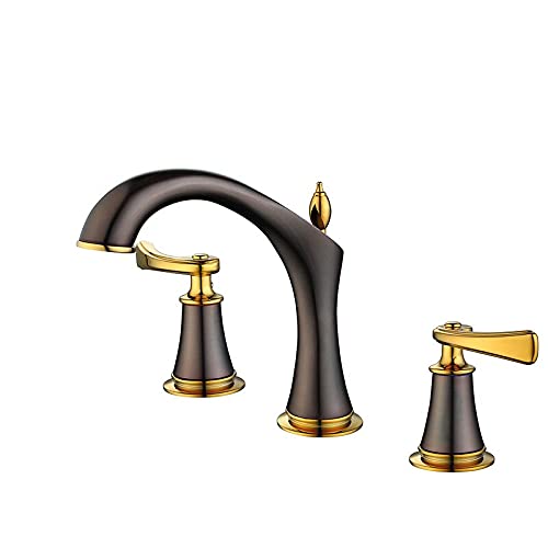 Robinet de lavabo 3 trous eau chaude et froide pour vasque moderne
