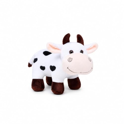 Image of Daisy Cow Soft Toy (50CM) Cartoon White - Brown Plush Stuffed Animal| Baby Plush Toy Stuff Toy| Cute Cuddly Dino Teddy for Kids and Babies | Huggable Soft Toy Birthday Gift for Boys and Girls Kids