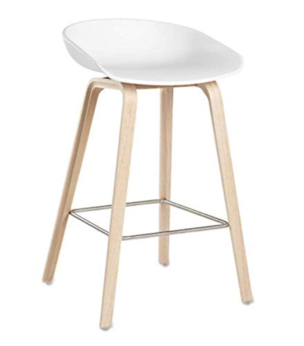 upc Nordic Modern Minimalist Bar Chair Home Retro High Chair Solid Wood Rotating Bar Chair Back High Stool