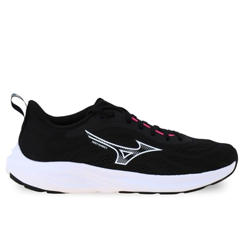 Mizuno Mujer Zapatillas de Running Enerzy Runnerz 2W Código K1GA2511-73 Negro, Negro Blanco Fuxia, 39 EU