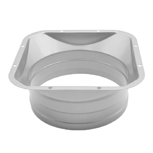 Zudksuy TFL150-F 6 Inch Duct Connector Flange,Square Pipe Connector To Round Interface Air Duct Metal Straight Pipe Flange thumb #2