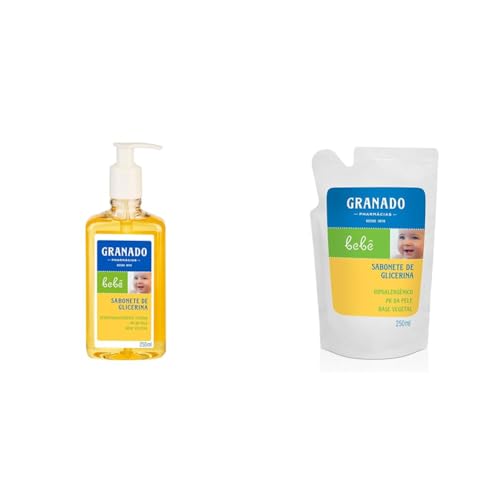 Granado Sabonete Líquido Glicerinado Bebê, 250 ml + Granado Sabonete Líquido Bebê Tradicional Refil - 250ml