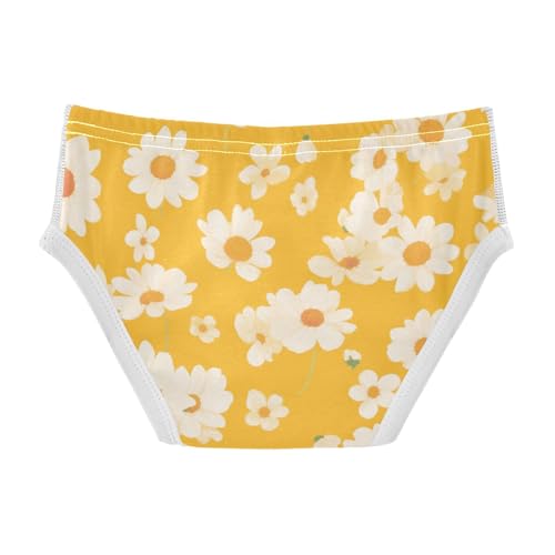 KLL Flowers Yellow Baby Boys Comfort Nighttime Underwear Cute Undies2